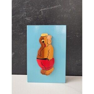 Decorative Nursery Elephant Wall Art Vintage